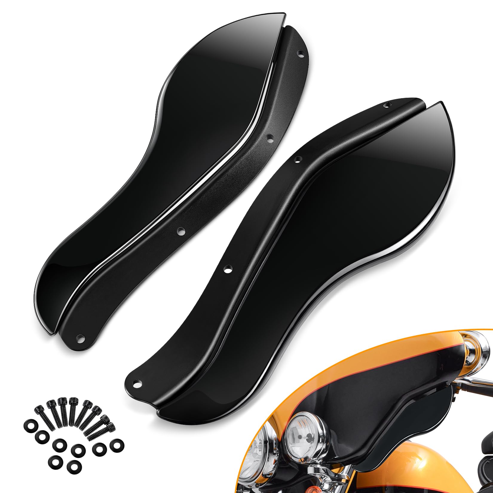 Amazon.com: PBYMT Fairing Air Deflectors Side Wings Windshield